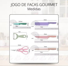 Carregar imagem no visualizador da galeria, Kit Facas - utilidade na cozinha - 6 itens