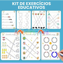 Carregar imagem no visualizador da galeria, Caderno Montessori - Treina a Coordenação motora