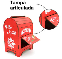 Carregar imagem no visualizador da galeria, Caixinha de Cartas do Papai Noel
