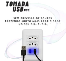 Carregar imagem no visualizador da galeria, Tomada atual com USB