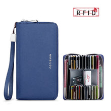 Carregar imagem no visualizador da galeria, CARTEIRA DE COURO FEMININA - proteção Antifurto RFID