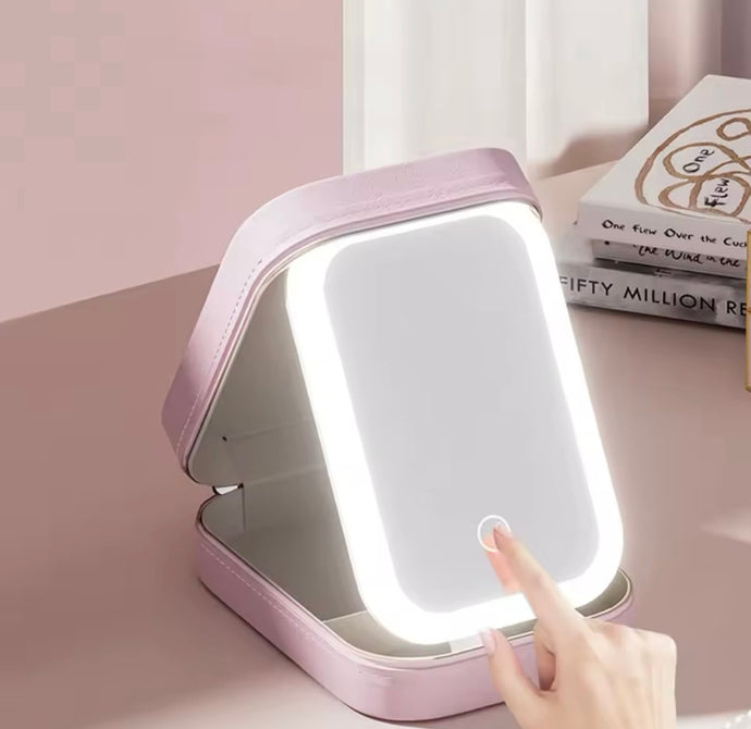 Caixa de make com Luzes LED